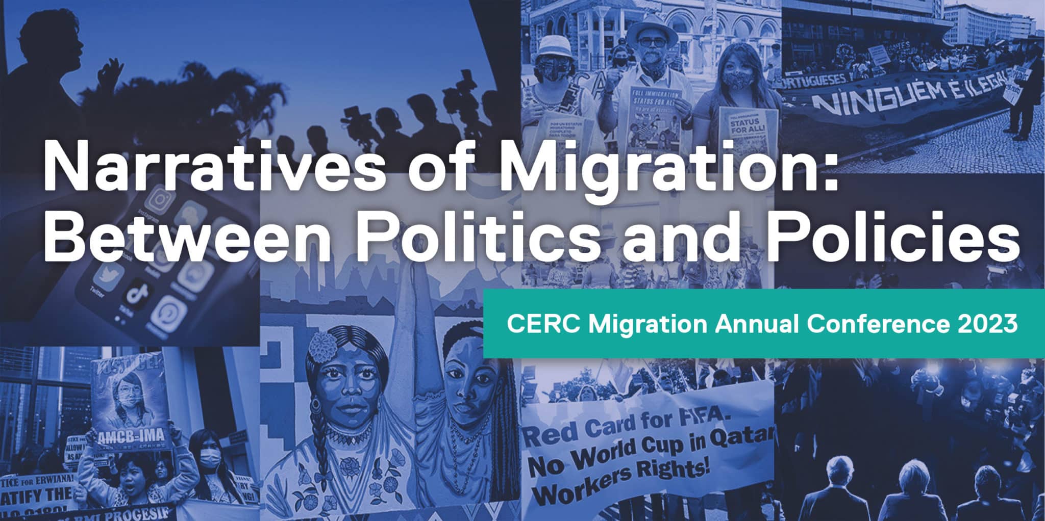 Plakat für die CERC Jahreskonferenz "Narratives of Migration"
