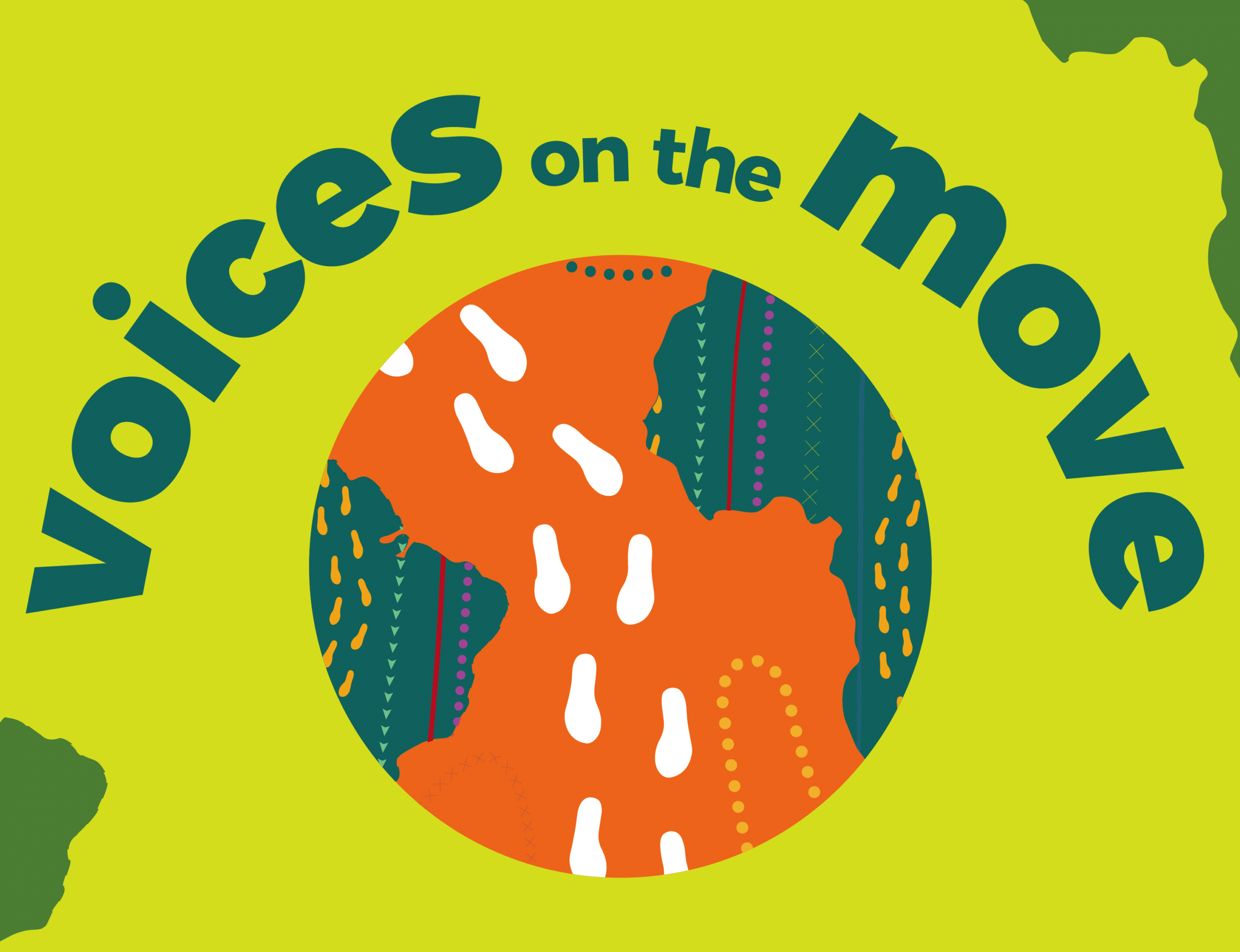 Voices on the Move podcast logo without tagline