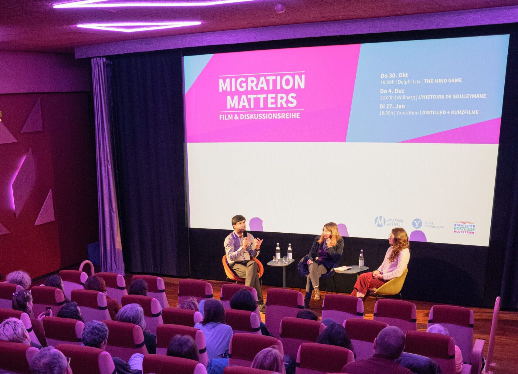 Film series event "leaving" Delphi Lux