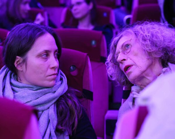 discussion at "leaving" film and talk series event